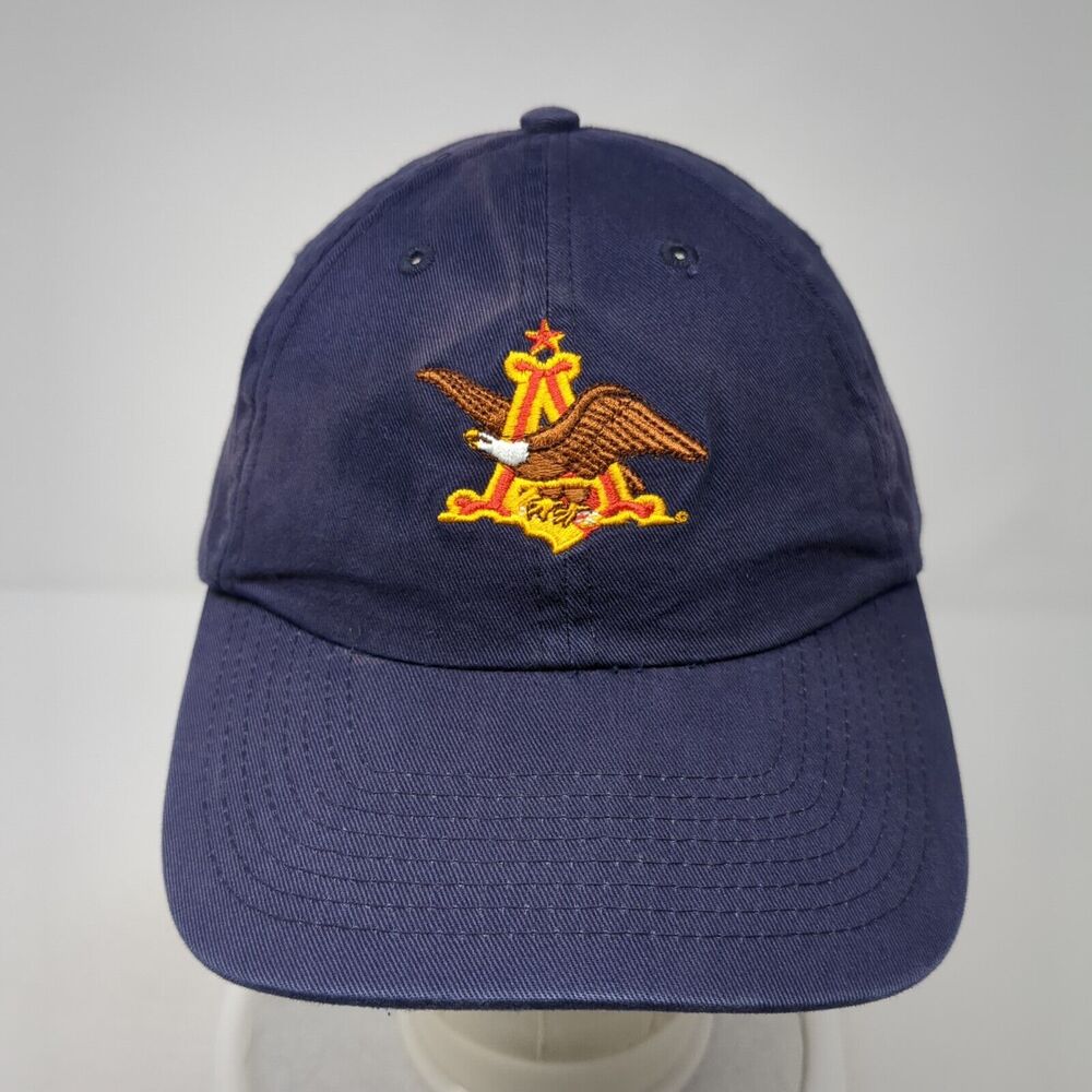Anheuser-Busch Strapback Hat Blue One Size Training & Development Group - Picture 2 of 8